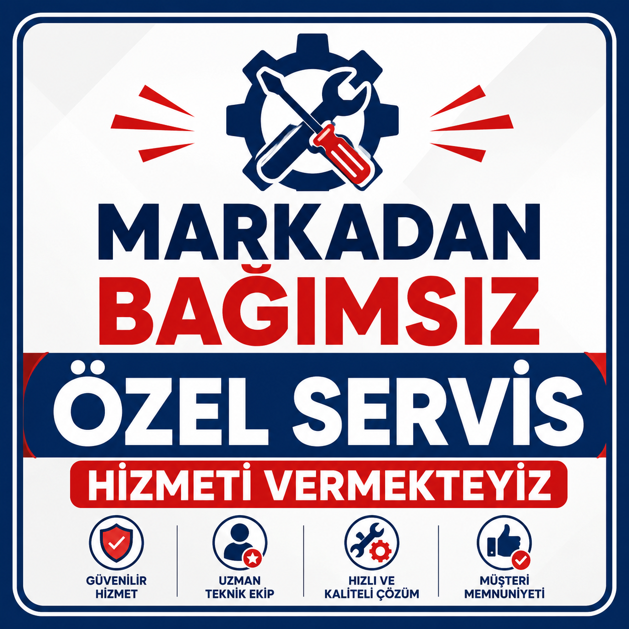 Teknik Servis markadan bağımsız özel servis hizmeti